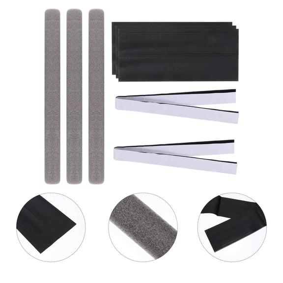 LABSERRON 1Pcs Black Pu Cotton Flat Seal Strip for Home Door and Window Windproof Noise Reduction 37.2x3.5in