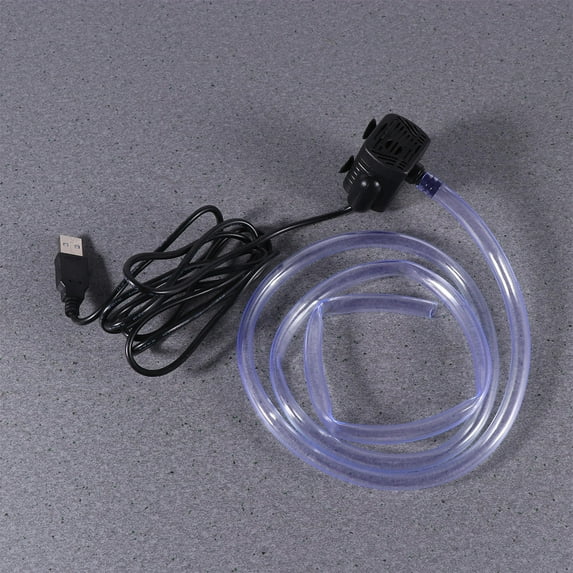 LABSERRON Pond Fountain Pumps USB 5V Plunger Pump Plastic 1 Set 79x1.5x1.1in