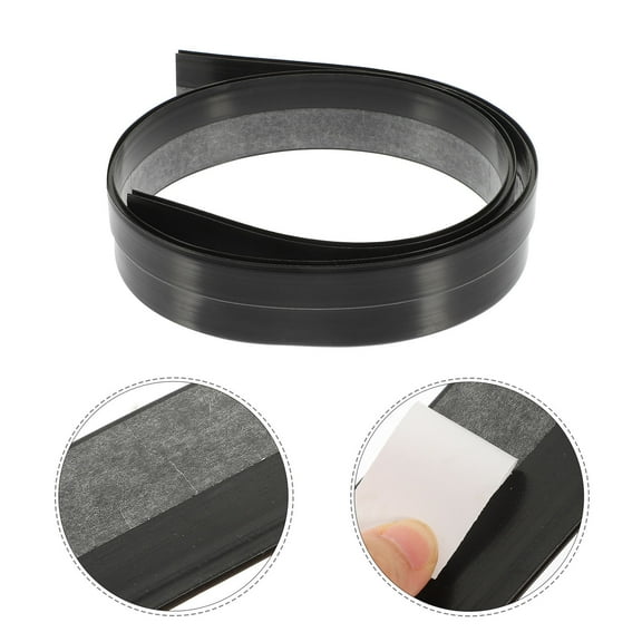 LABSERRON 1Pcs Door Seal Bottom Black Sealing Strip for Soundproof 100x5cm