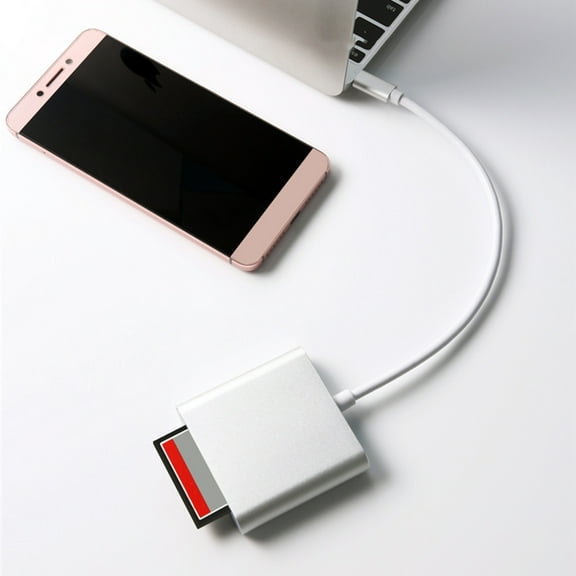 LABSERRON 1Pcs Flash Card Readers Usb C Dongle Superspeed Data Transfer Compact Design For Everyday Use