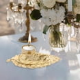 thumbnail image 1 of LABSERRON 1Pcs Golden Iron Candle Stand with Decorative Features for Friends and Families Gatherings, 1 of 8