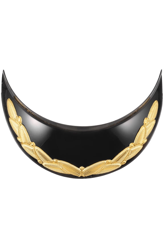 1Pcs Hat Brim for Security Duties Wide Brim Protection Replacement Plastic Material Black