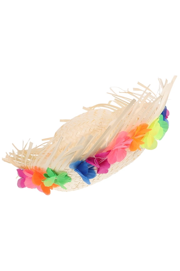 1Pcs Hawaiian Party Accessories Hat for Women Summer Style Sun Woven Design