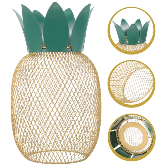 LABSERRON 1Pcs Metal Lampshade for Homeowners Pineapple Shape 8.3x5.1x5.1in