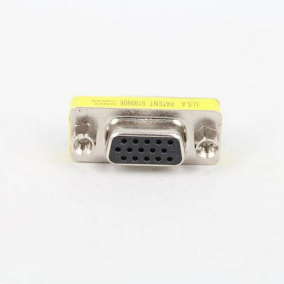 LABSERRON 1Pcs Mini DB15 VGA15 Female to Female Adapter for Video Signal Transmission with Metal and