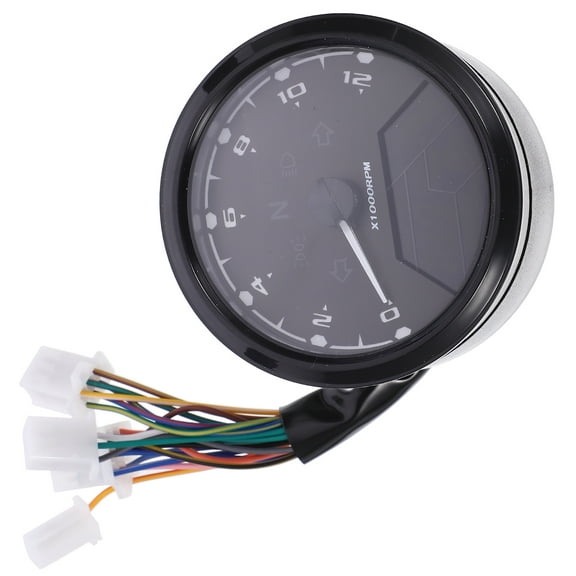 LABSERRON 1Pcs Motorcycle Gear Indicator Speedometer with LCD Display for Bikes