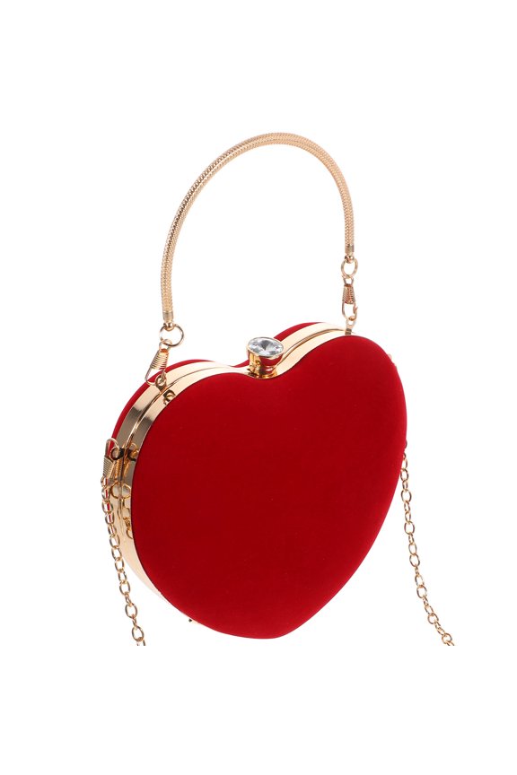 1Pcs Red Shaped Evening Pouch for Women Wedding Party Storage