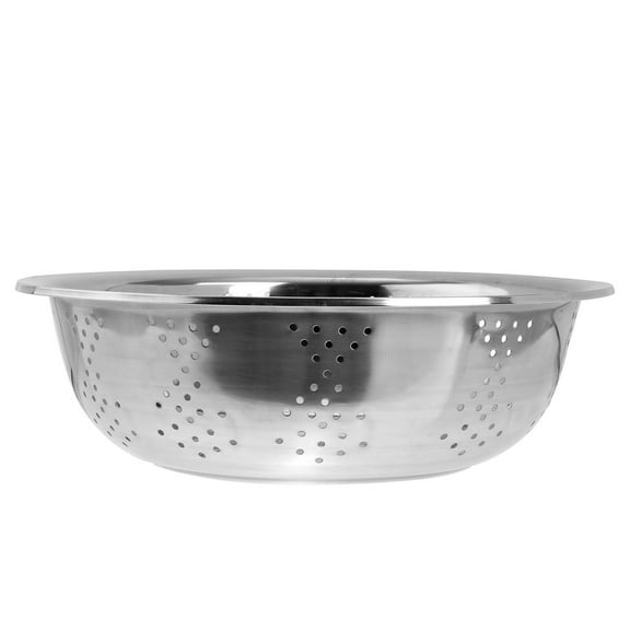 LABSERRON 1Pcs Stainless Steel Basket Kitchen Draining Sink Drain Multifunctional Drainage Bowl Silver 24in