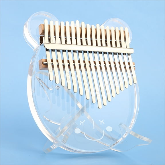 LABSERRON 1Pc White Acrylic Kalimba Piano Stand Portable Thumb Piano Holder