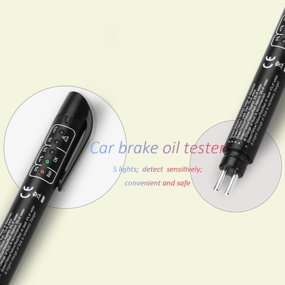 LABSERRON 1Pcs Vacuum Gauge and Brake Fluid Tester for Automotive Brake System Check