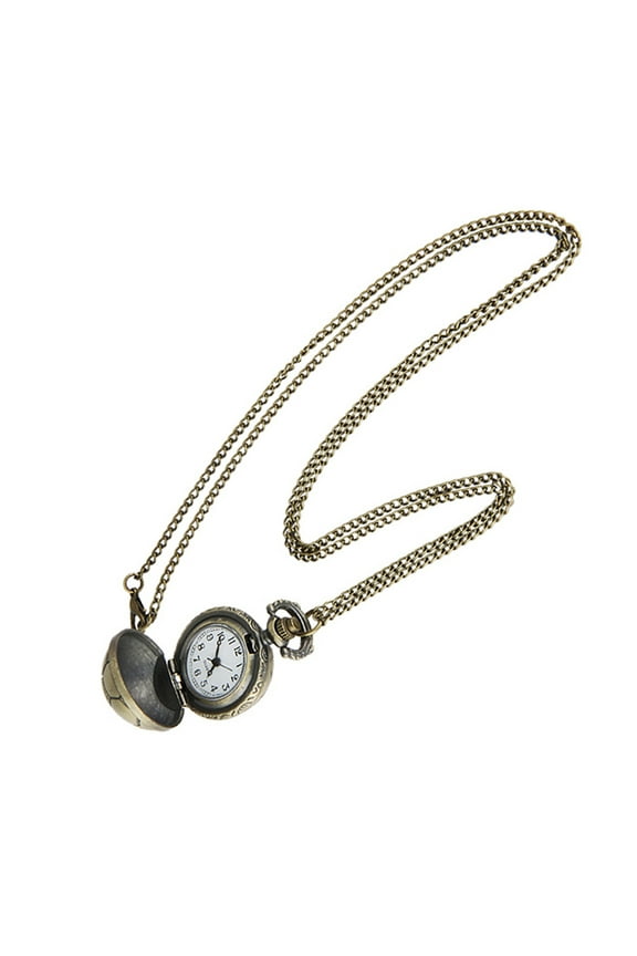 1Pcs Vintage Pocket Watch Soccer Shape Alloy Glass Time Telling Accessory for Home Decoration and Daily Use