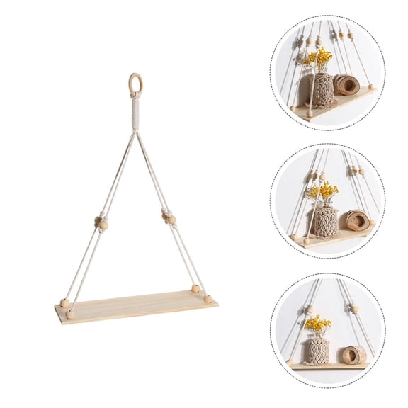 LABSERRON 1Pcs Wall Tapestry Flower Holder Beige Rectangular For Flower Lovers