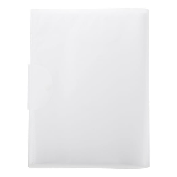 LABSERRON 1Pcs Waterproof White File Folder for Teachers and Students with Multiple Pockets