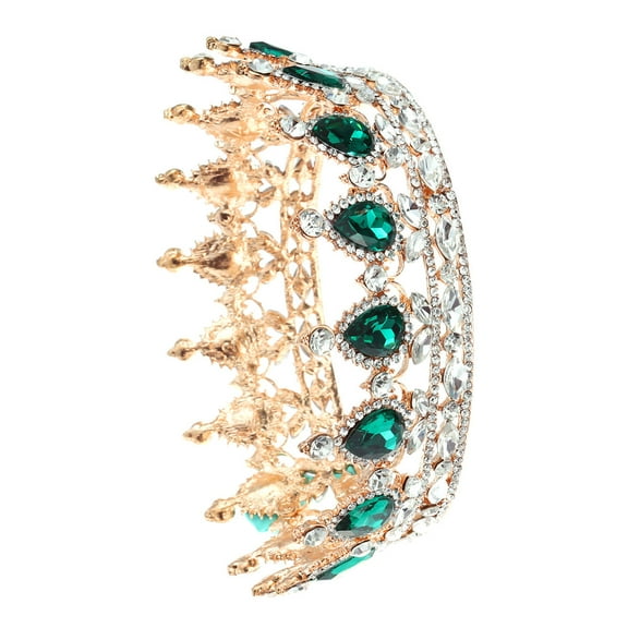 LABSERRON 1Pcs Wedding Tiaras Rhinestone Crown Decoration for Women Bridal Style 5.3in