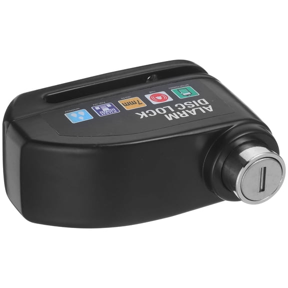 LABSERRON 1Set Black Bike Disc Brake Lock for Road and Mountain Biking 3.65X2.67X1.38in