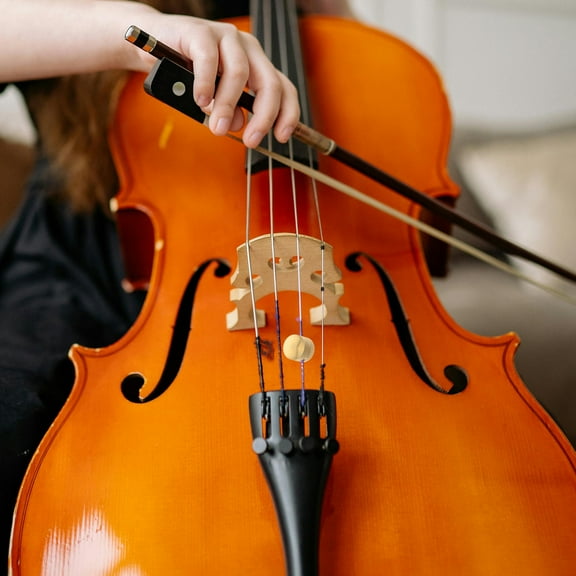 LABSERRON 1Set Cello Wolf Tone Golden Brass Noise Reduction For Cellists Practice Performance 1.20X1.20X0.90CM