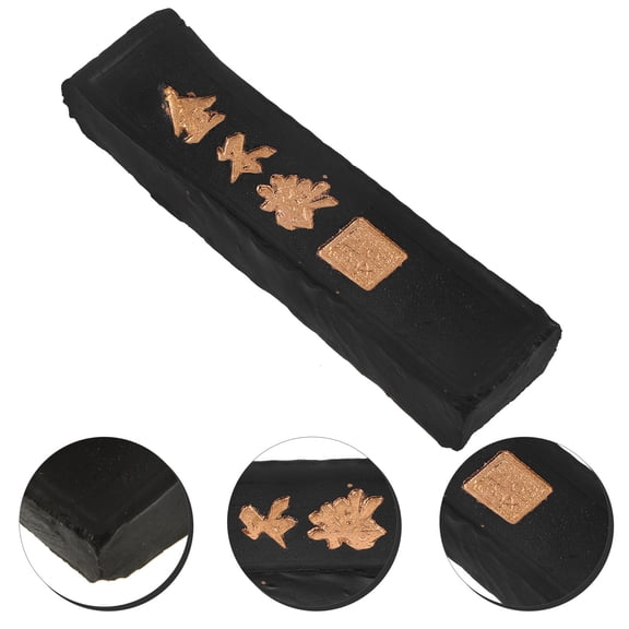 LABSERRON 1Set Chinese Ink Stick for Writing Calligraphy for Beginners Black 9.0X2.0X1.0in