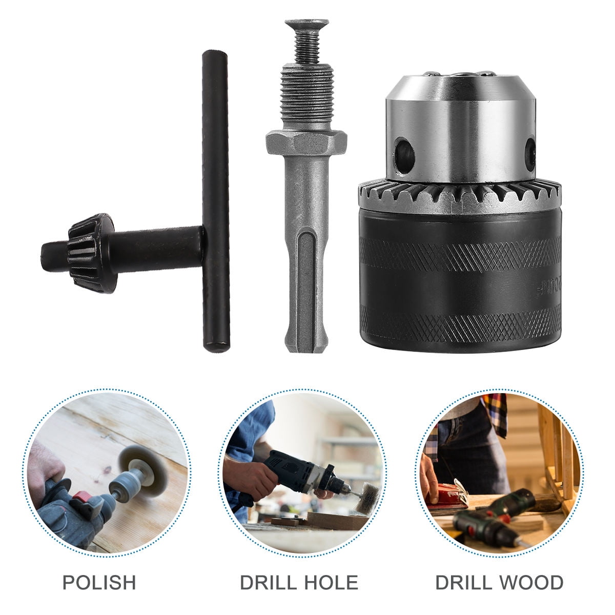 LABSERRON 1Set Drill Chuck Collet Bit Superior Gripping Wear Resistance ...