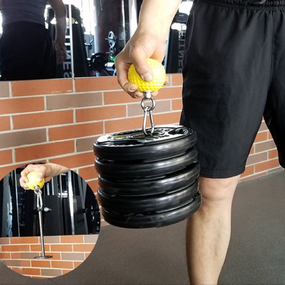 LABSERRON 1Set Dumbbell Bracket Set Iron Steel Forearm Exerciser for Gym and Home Use