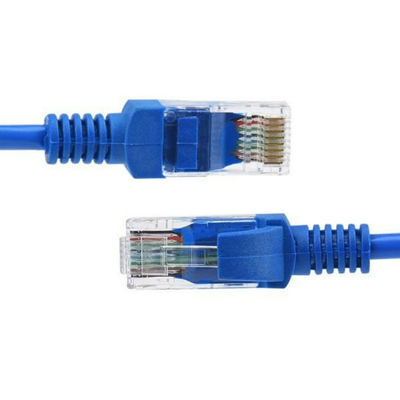 LABSERRON 1Set Ethernet Patch Cable Cat5e Standard Network Connection Flexible Reduced Cord Resistance 65.0*0.2*0.2in