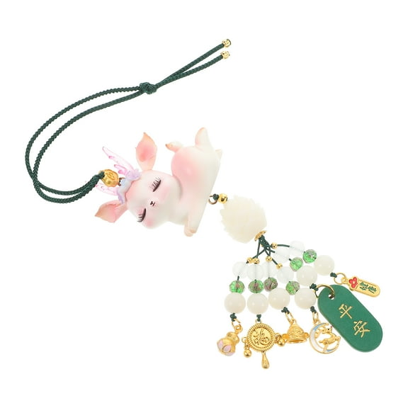 LABSERRON 1Set Fade Resistant Car Hanging Accessories in Deer Shape for Interior Styling and Safety 15.1X2.2X1.4in