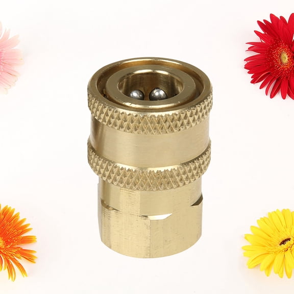 LABSERRON Easy Connection Quick Coupler Set Solid Brass 1Pcs for Car Water Equipment Usage