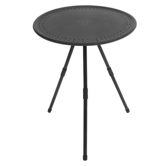 LABSERRON 1Set Folding Round Table Adjustable Height 48.00X38.00X38.00in For Camping Picnics And Festivals