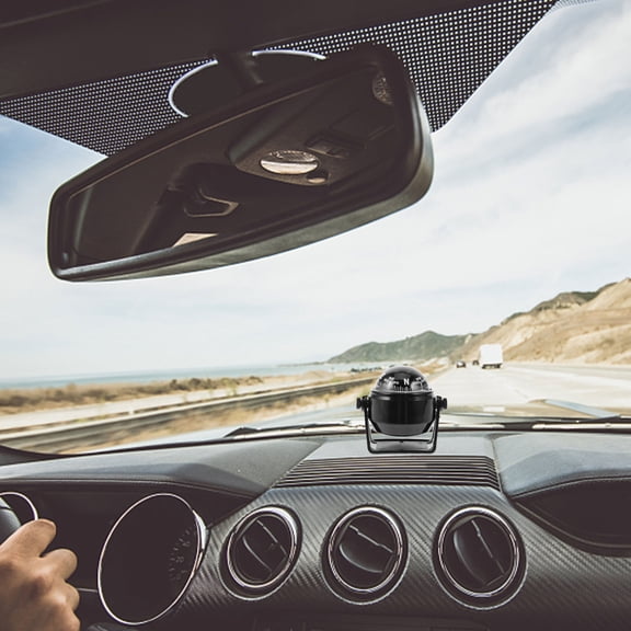 LABSERRON 1Set Grade Compass for Boats Cars Trucks Navigation Backup Tool