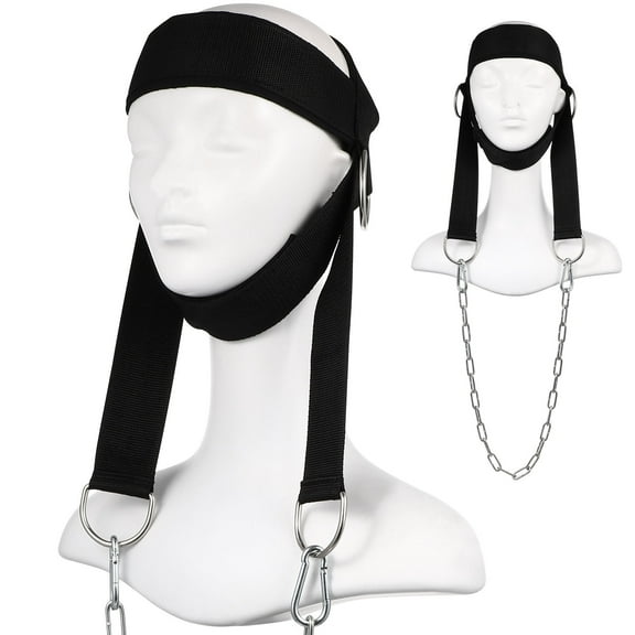 LABSERRON 1Set Head And Neck Trainer for Neck Strengthening Equipment 16.54 x 9.84 x 3.94 Inch