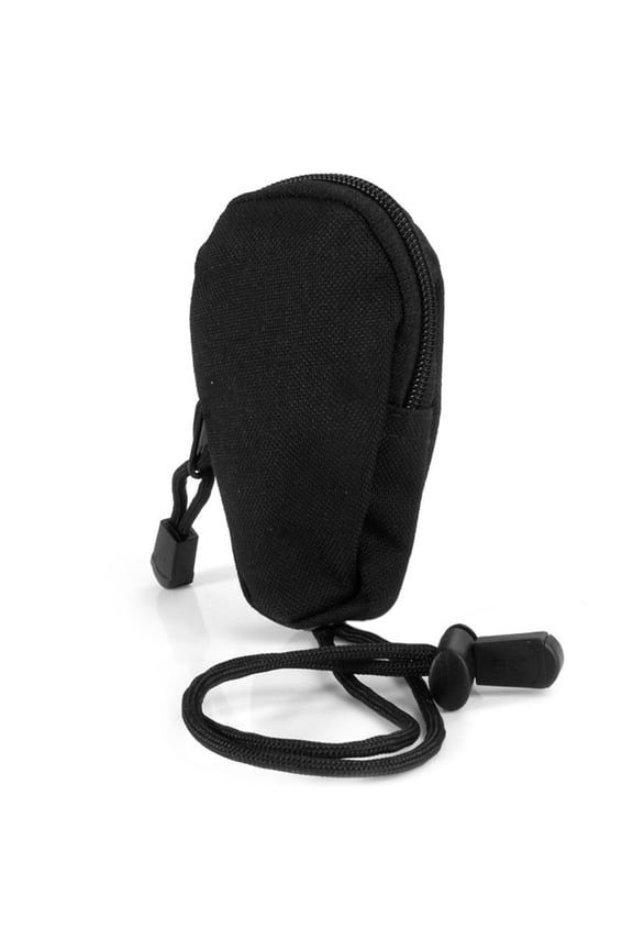 1Set Key Pouch Pocket Keychain Pouch Built In Key Ring Anti Theft for Camping Climbing Black