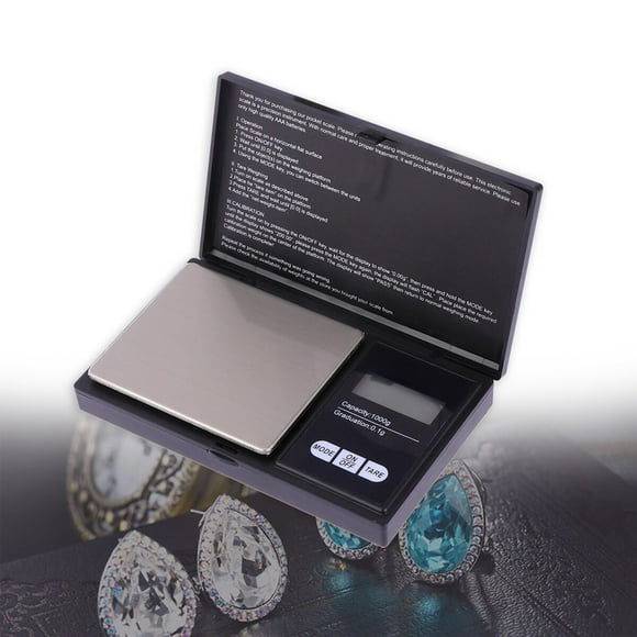 1Set Precision Digital Scale Jewelry Scale Automatic Calibration Backlight LCD Display for Mailing and Coins