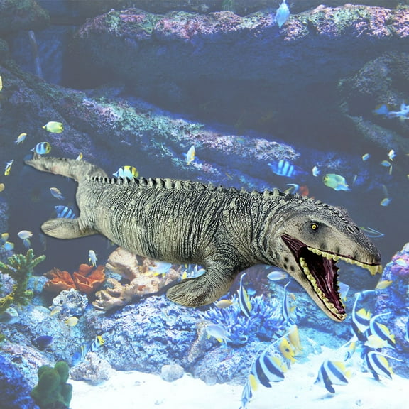 LABSERRON 1Set Realistic Sea Creature Toys Mosasaurus Figure for Animal Themed Birthday Party