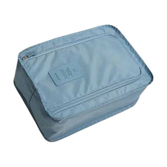 LABSERRON 1Set Shoe Luggage Travel Bag Sky Blue Rectangular Waterproof Nylon Portable Design For Storage
