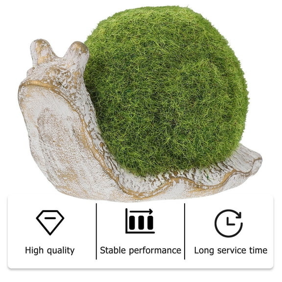 LABSERRON 1Set Snail Figurine for Family Friends Kids Suitable for Planter Festival present