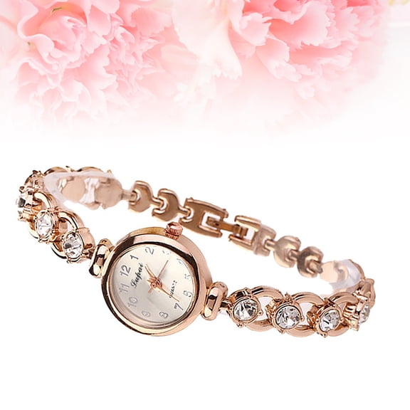 LABSERRON 1Set Women Bracelet Watch Round Dial Luxury Quartz Wristwatch present