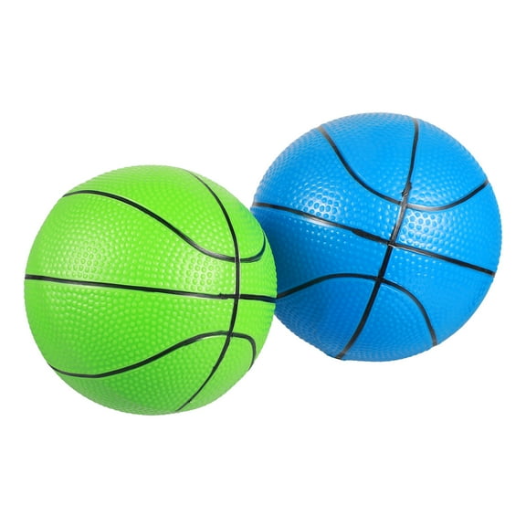 LABSERRON 2 Pcs Basketballs Soft Bouncing Ball For Rainbow Design For Indoor Outdoor Fun Present For