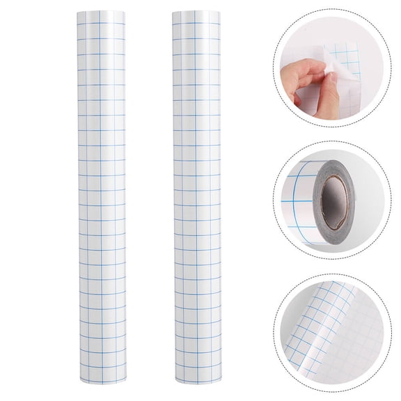 LABSERRON 2 Rolls Sticker Transfer Tape for DIY Square Shape