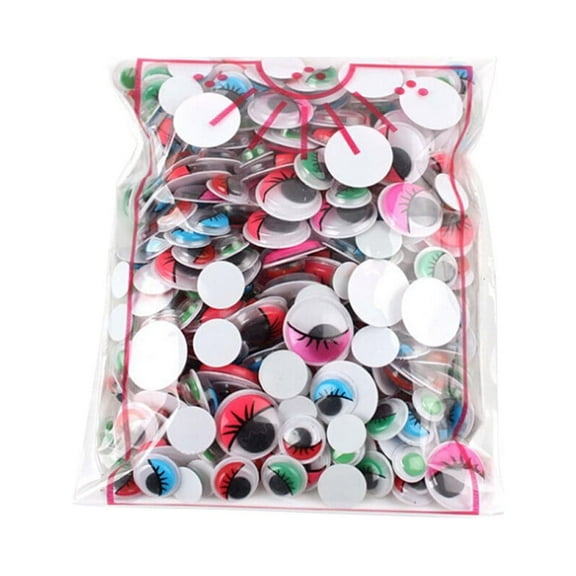 LABSERRON 200Pcs Googly Eyes Assorted Color For Diy Handmade Crafts And Educational Projects