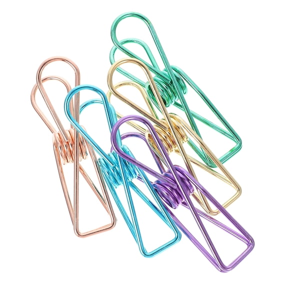 LABSERRON 20Pcs Clips Metal for Hanging Small Metal Utility Clothes Drying Clamps Household Items Indoor Use