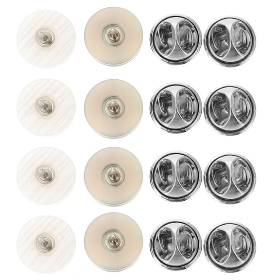 LABSERRON 20Pcs Hidden Buttons Clasps for Clothing Assorted Color Plastic Round Anti-exposing for Casual Occasions