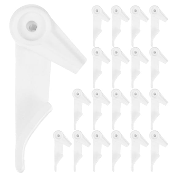 LABSERRON 20-Piece Plastic Ceiling Light Mounting Clips for Home Lighting Fixtures, Replacement Parts for Easy Installation