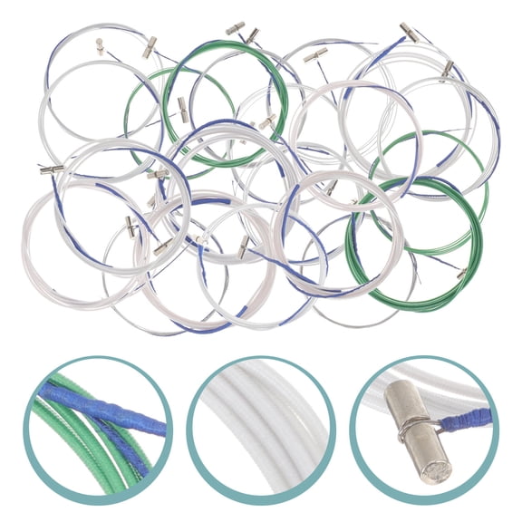 LABSERRON 21Pcs Guzheng Strings Kit for Musicians and Learners Traditional Chinese Instrument 15.4x0.6in