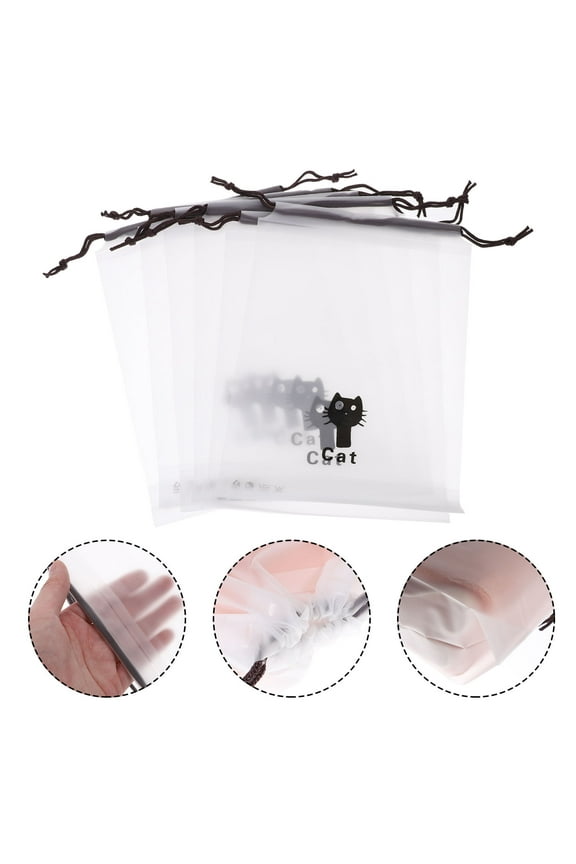 24Pcs Drawstring Bags Small Items Drawstring Pouch EVA for Underwear and Socks