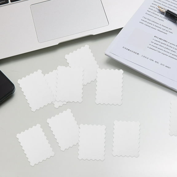 LABSERRON 25Pcs Watercolor Postcards Blank White Rectangular Cardstock for Diy Crafting Mailing