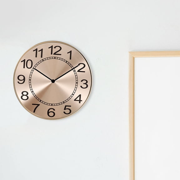 LABSERRON 2Pcs Assorted Color Aluminum Clock Faces for DIY Wall Clock Repair and Crafting