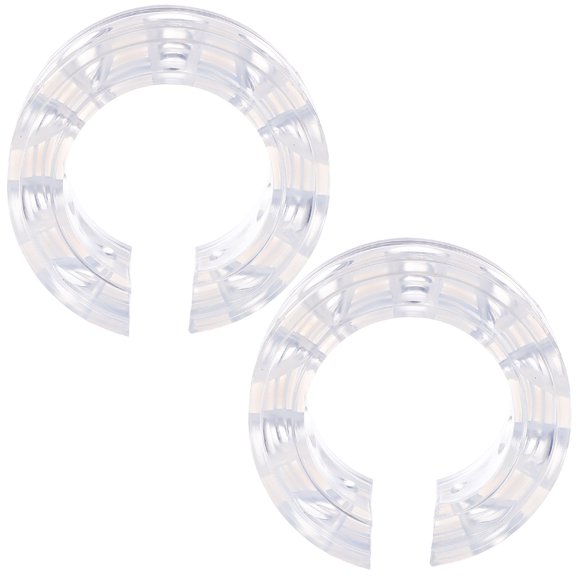 LABSERRON 2Pcs Transparent Rubber Car Spring Buffers High Durability Car Accessories