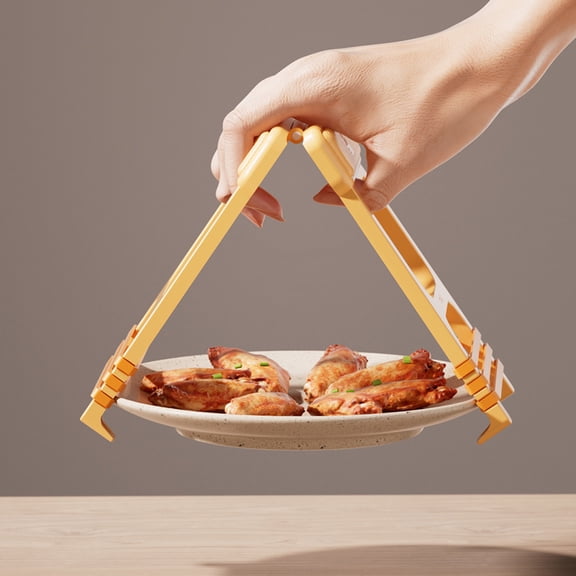 LABSERRON 2Pcs Dish Clip Ergonomic Design For Lifting Bowls And Plates In Kitchen Utensils