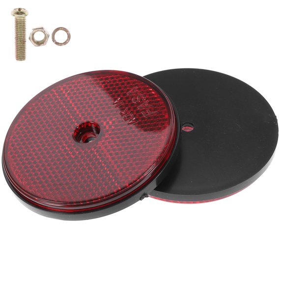 LABSERRON 2Pcs High Visibility Car Reflectors for Night Driving Safety 7.2X7.2cm