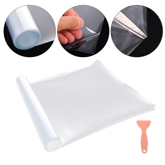 LABSERRON 2Pcs Set Universal Protective Film for Cars Bumper Protection Anti Scratch Transparent PVC 11.8x118in