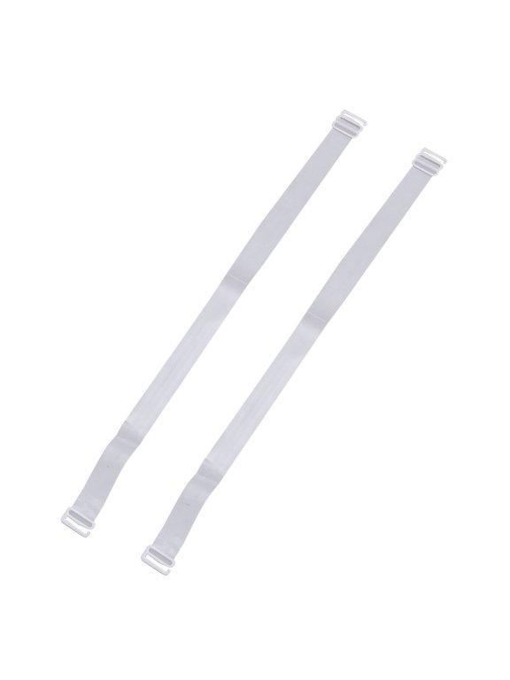 White Bra Shoulder Strap, Invisible Support for Halter and Tube Tops